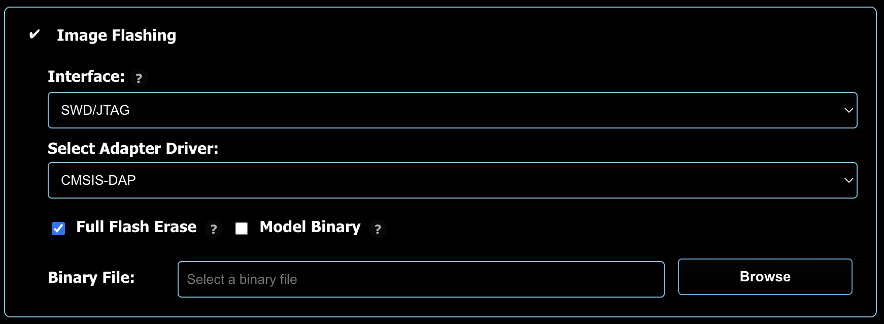 SR110 Image Flashing