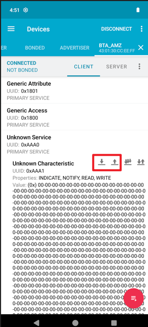 BTE Scanner App Interface