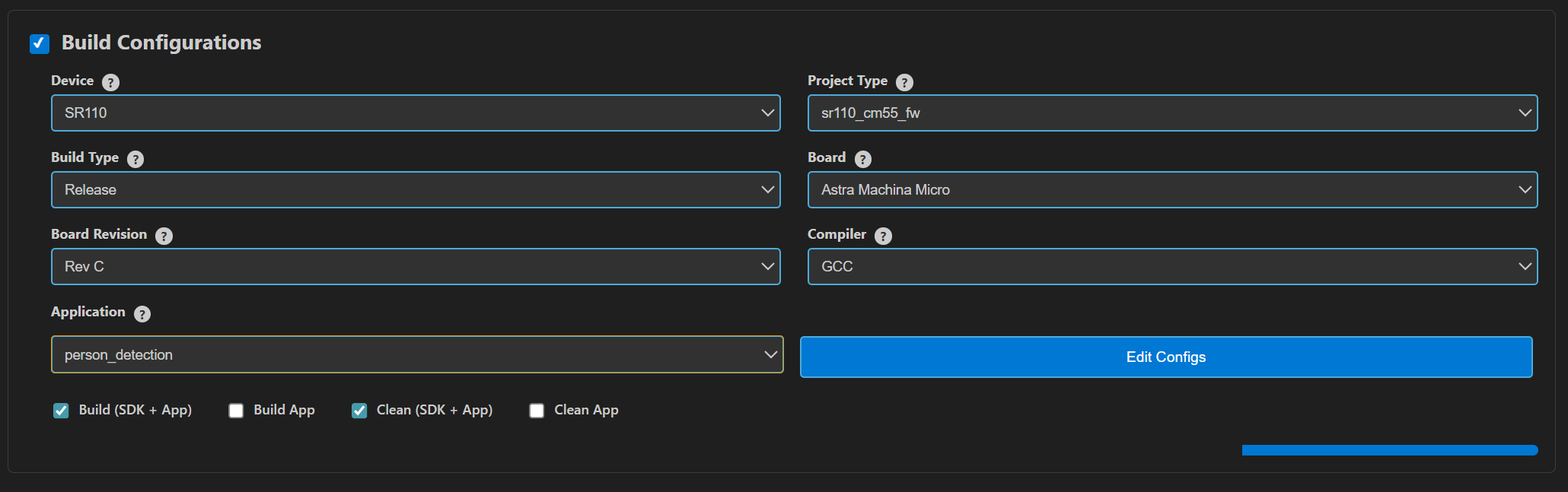 Build Configurations