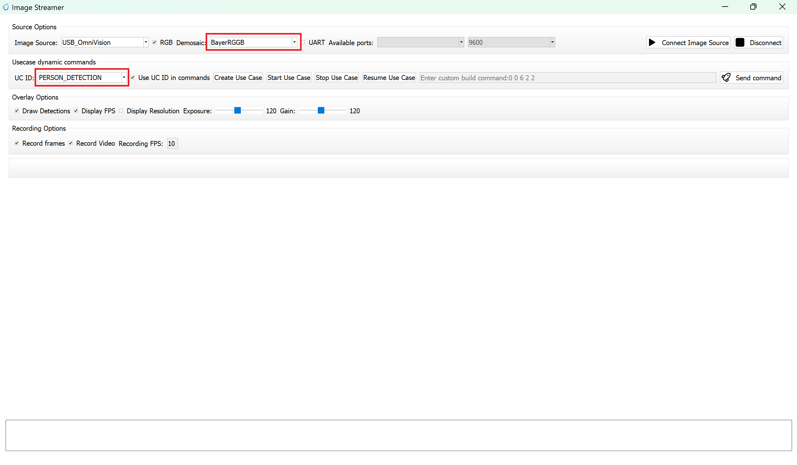 Video Streamer Settings