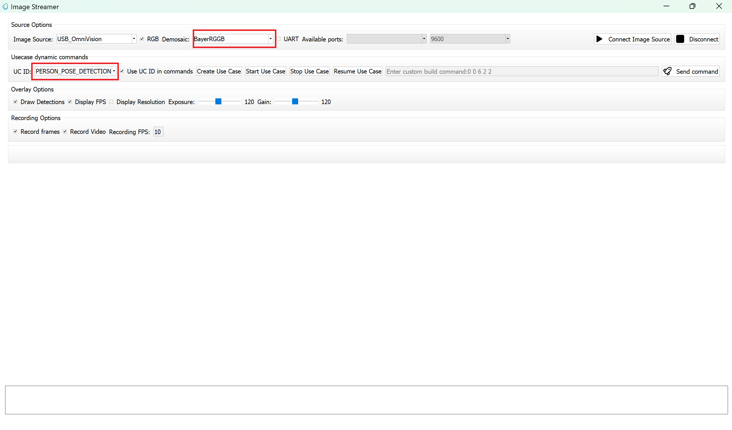 Video Streamer Settings