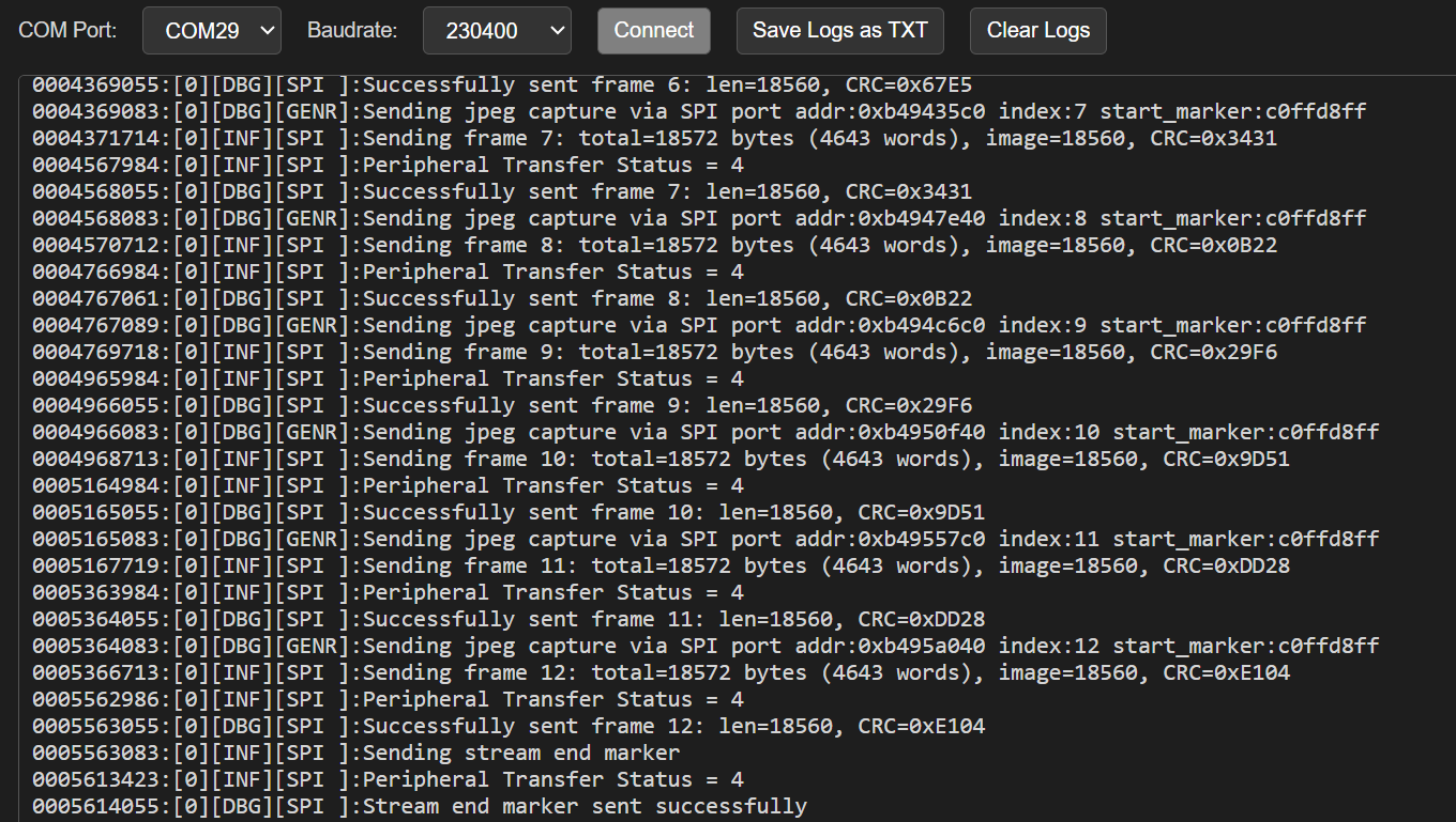 Peripheral Device Logs