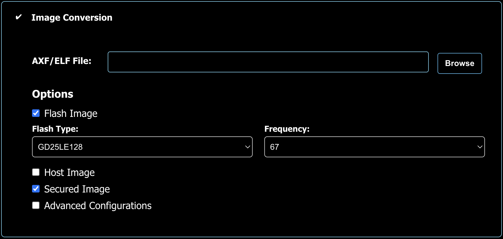 SR110 Image Conversion