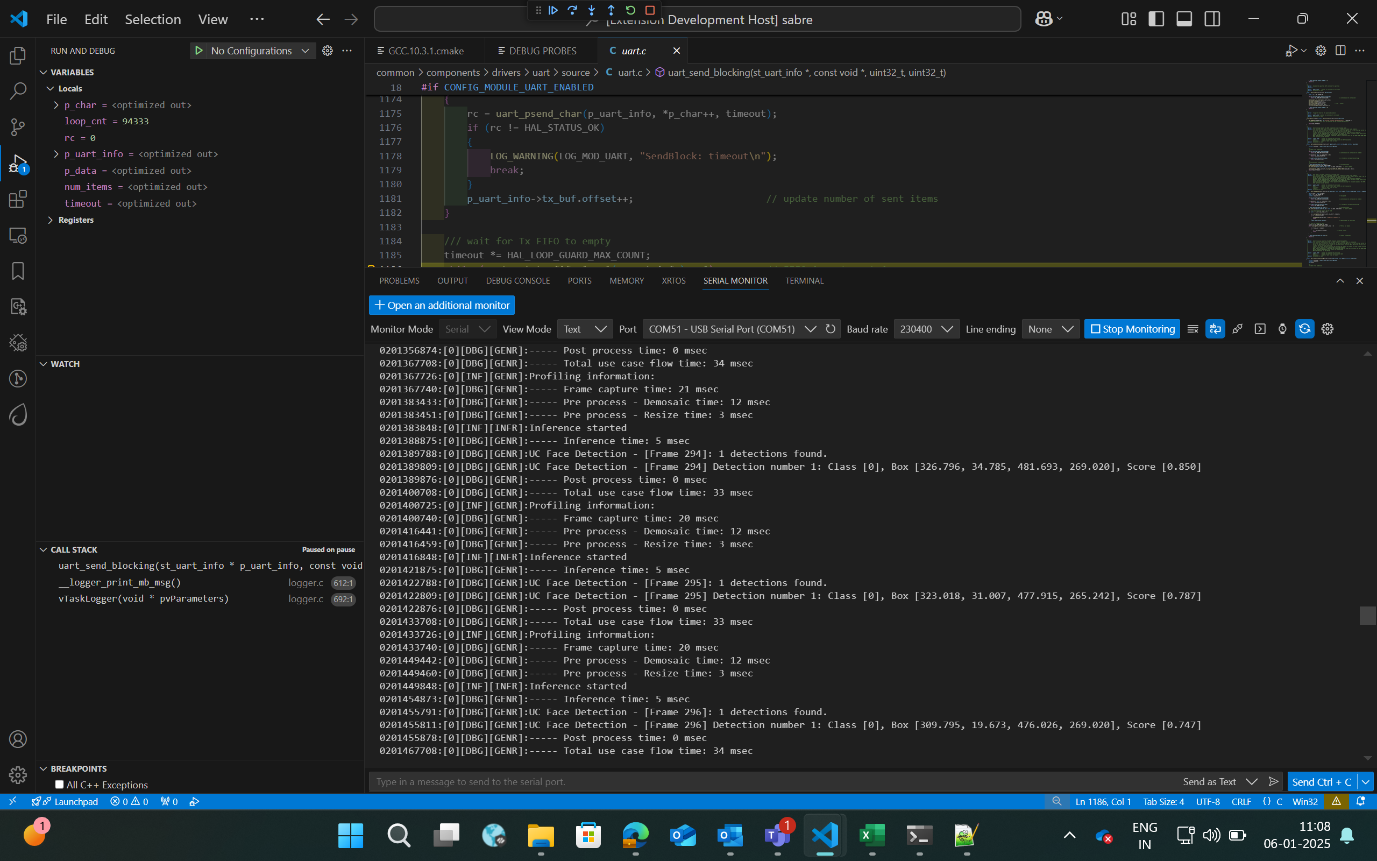 Viewing logs in Serial Monitor