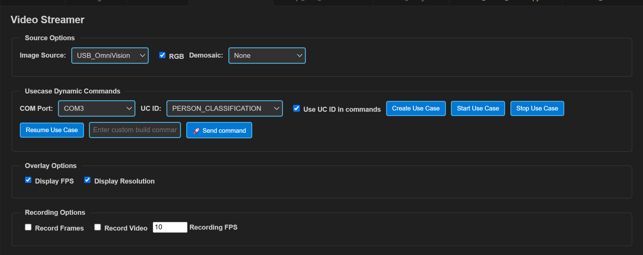 Video Streamer Webview