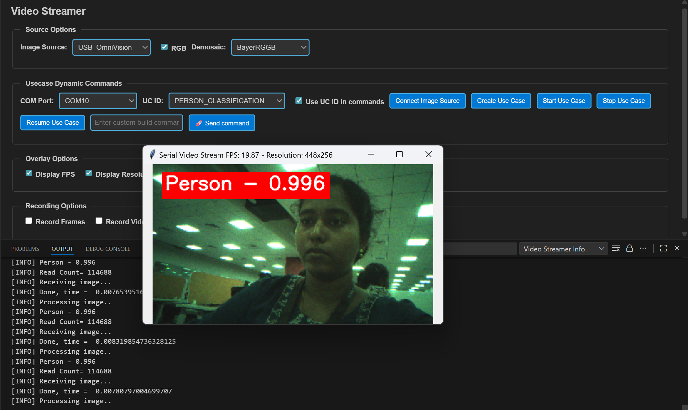 Video Stream Window