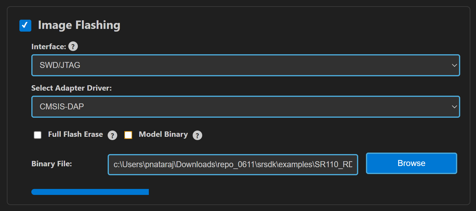 Image Flashing