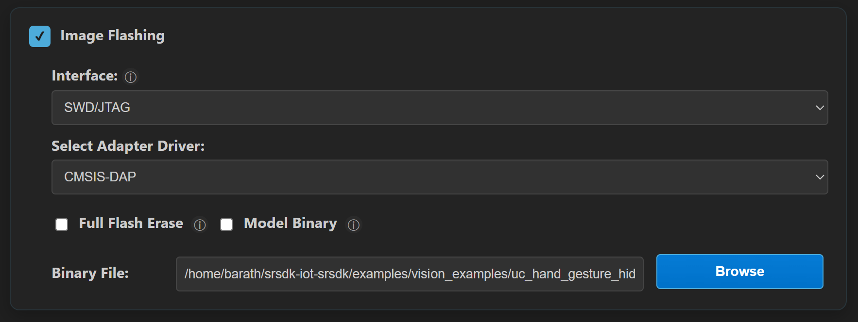 Image Flashing Firmware