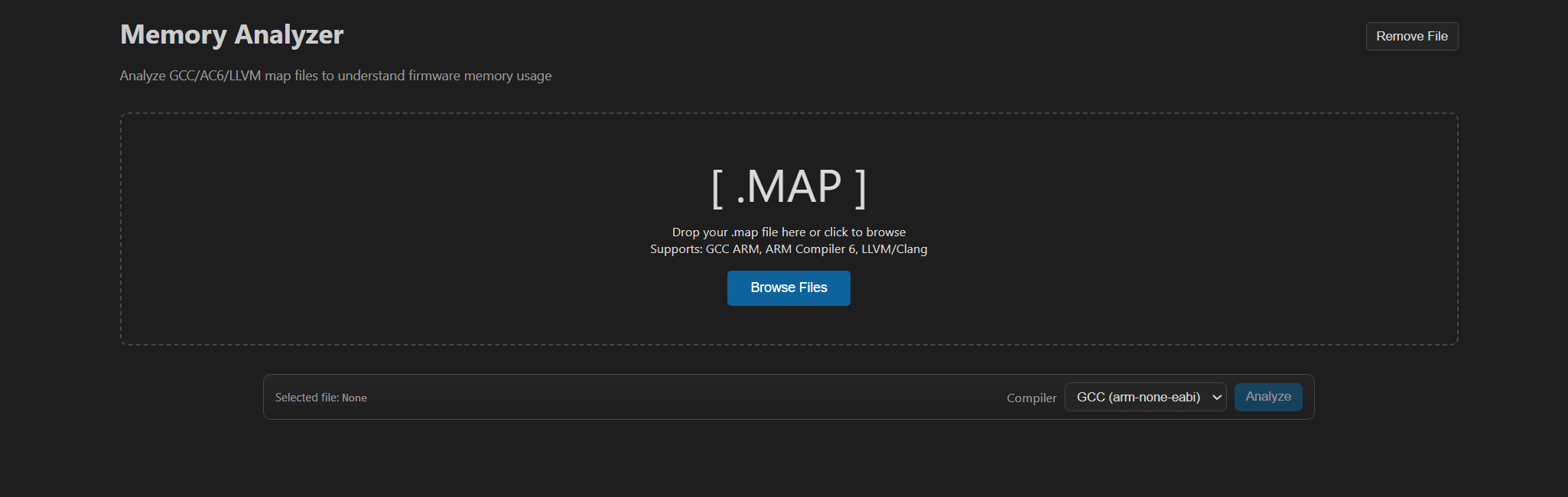 Memory Analyzer UI