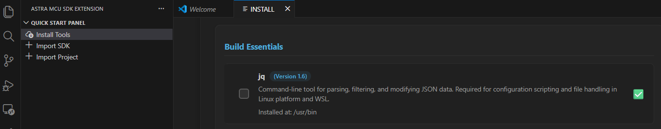 Figure 7 jq install terminal