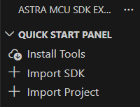 Figure 10 Import SDK and Project